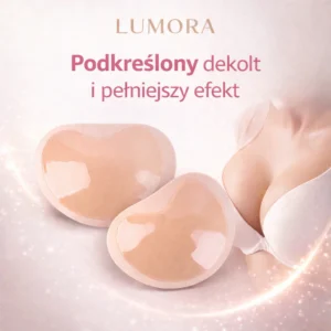 LUMORA – wkładki samoprzylepne Push-Up | wodoodporne | wielorazowe